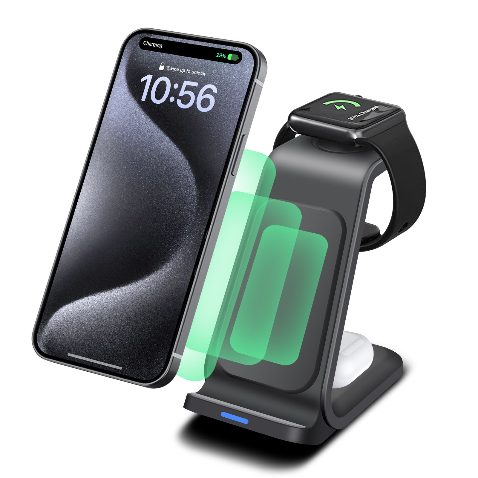 Smartwatch X - 3 in 1 Charging Station for