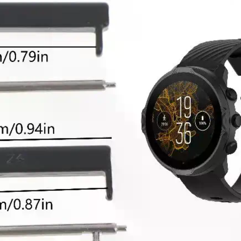 Smart Watch Accessories - 1Pair 24mm To 22mm/20mm Wristband Adapter