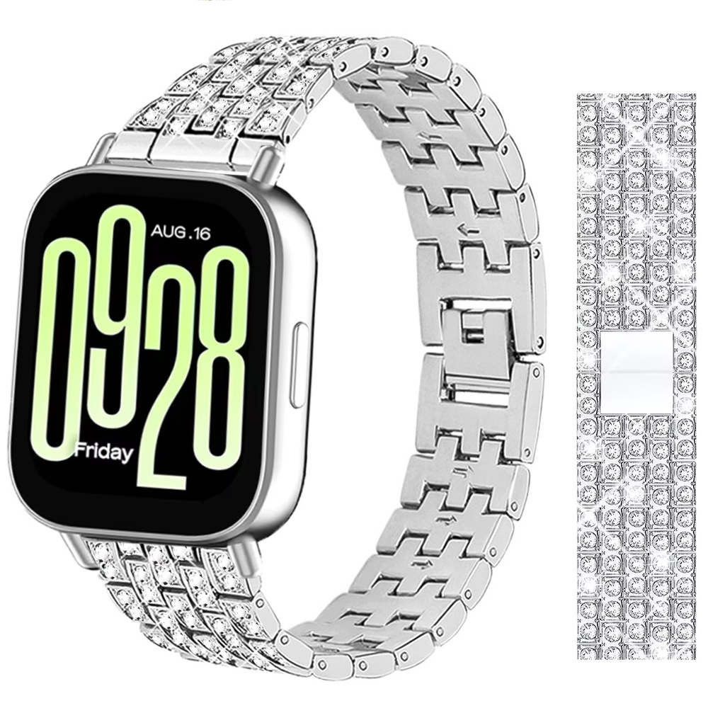 Titan Smartwatch Accessories - Stainless Steel With Diamond Watchbands For