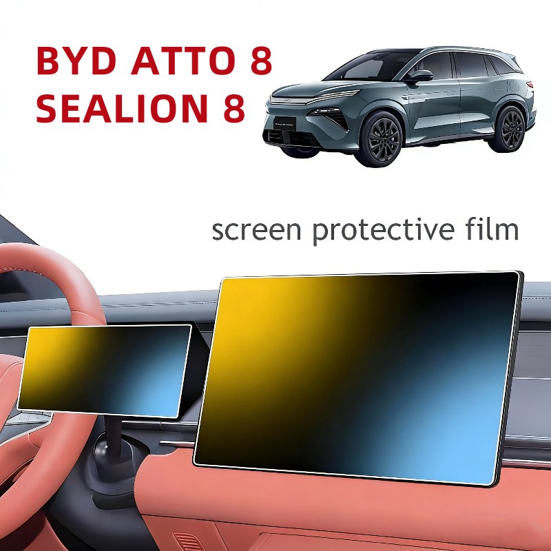 Screen Protector Film - For BYD ATTO 8 SEALION 8