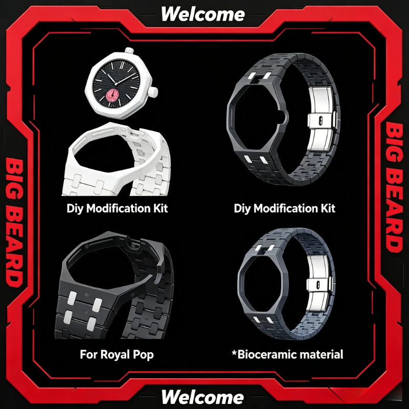 Smartwatch Case - Ceramic Biomaterials Mod Kit For Swatch