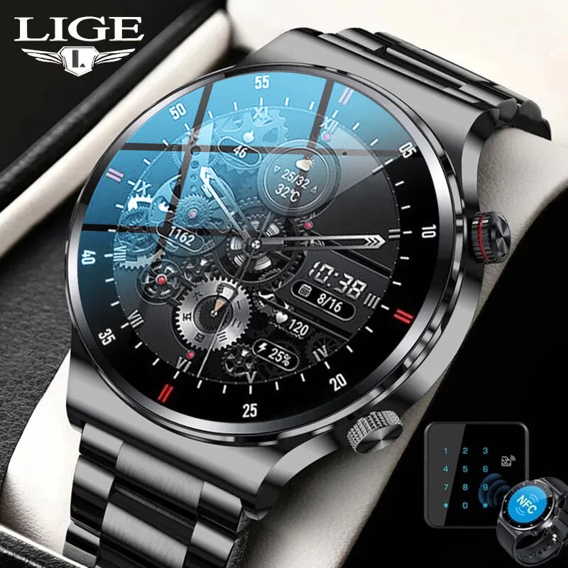 Smartwatch Instagram - LIGE ECG+PPG Bluetooth Call Smart Watch