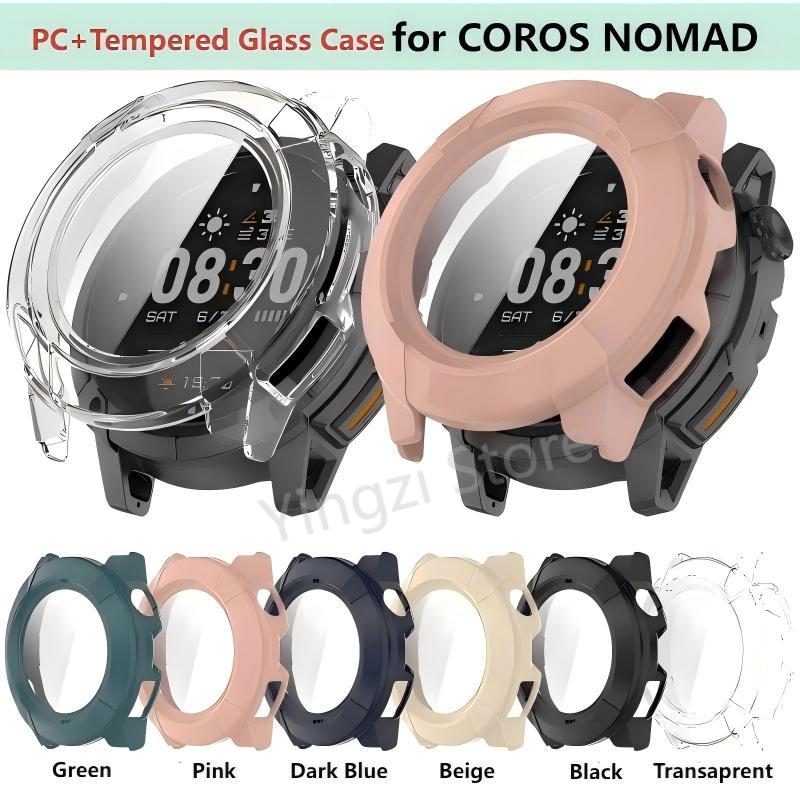 Android Smartwatch Accessories - PC+Tempered Glass Case for COROS NOMAD