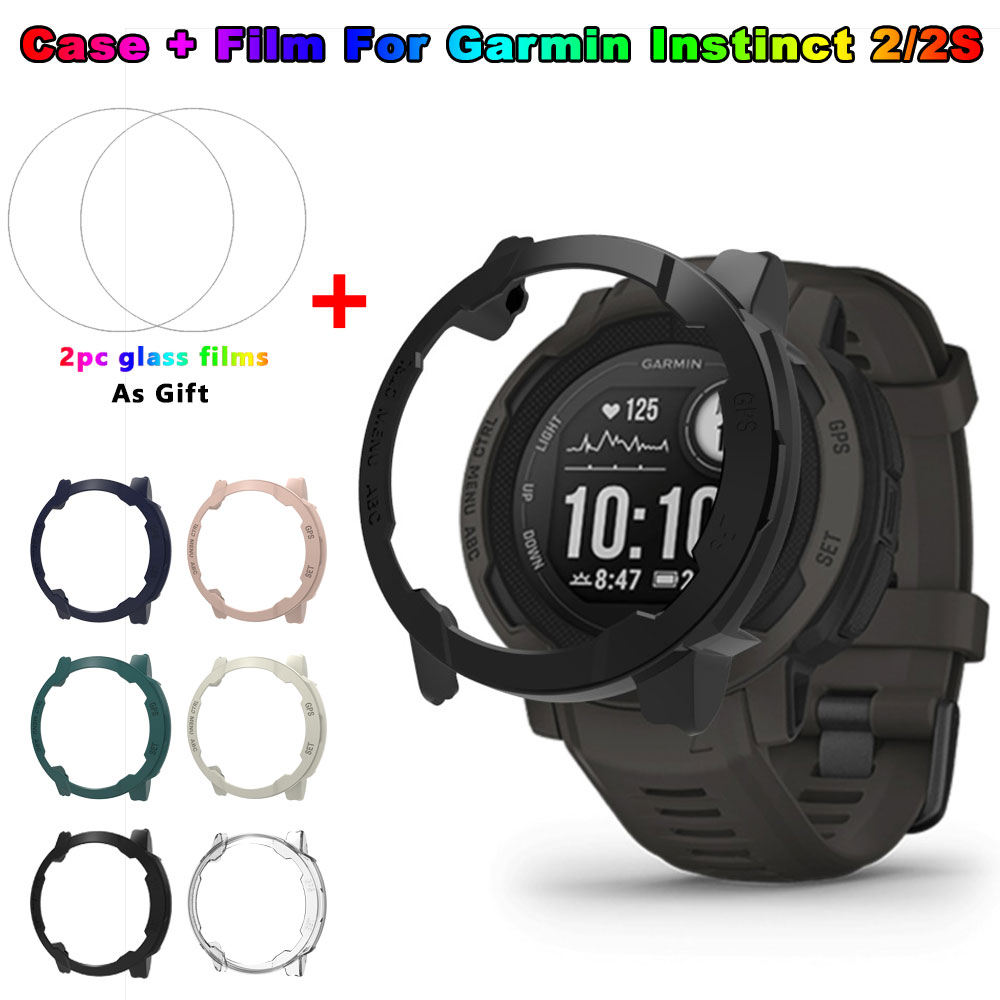 Android Smartwatch Accessories - Shell PC Case Protective + Glass
