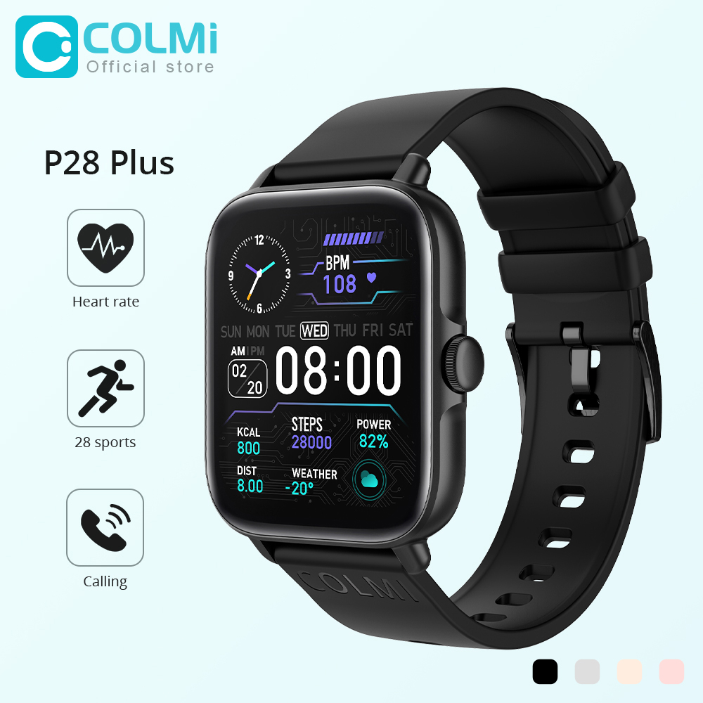 Smartwatch Instagram - COLMI P28 Plus Bluetooth Answer Call