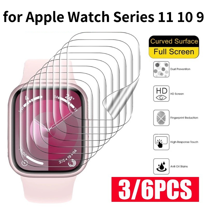 Smartwatch Case - 6pcs Screen Protector Film for Apple