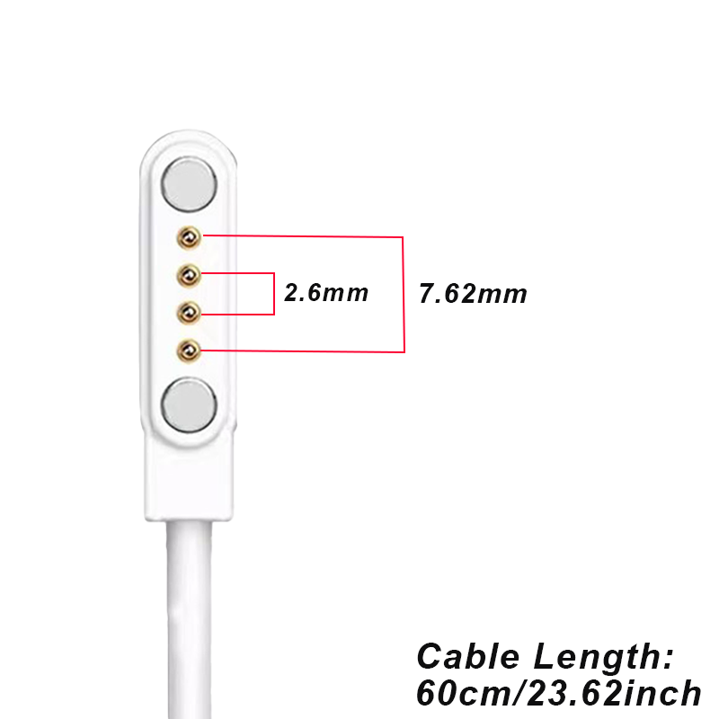 4-Pin USB Replacement Magnetic - Smartwatch X18 评论和价格