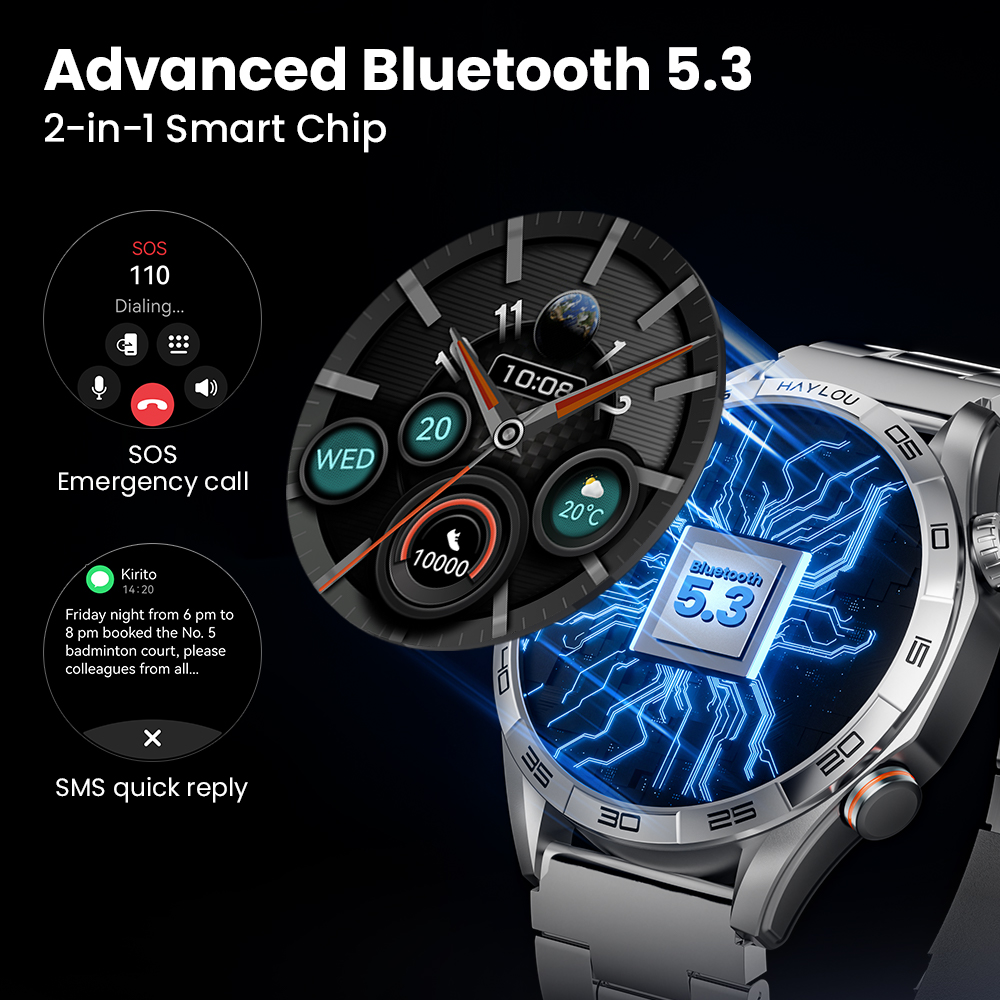 HAYLOU Solar 5 Voice Calling S - Android Smartwatch Accessories 评论和价格