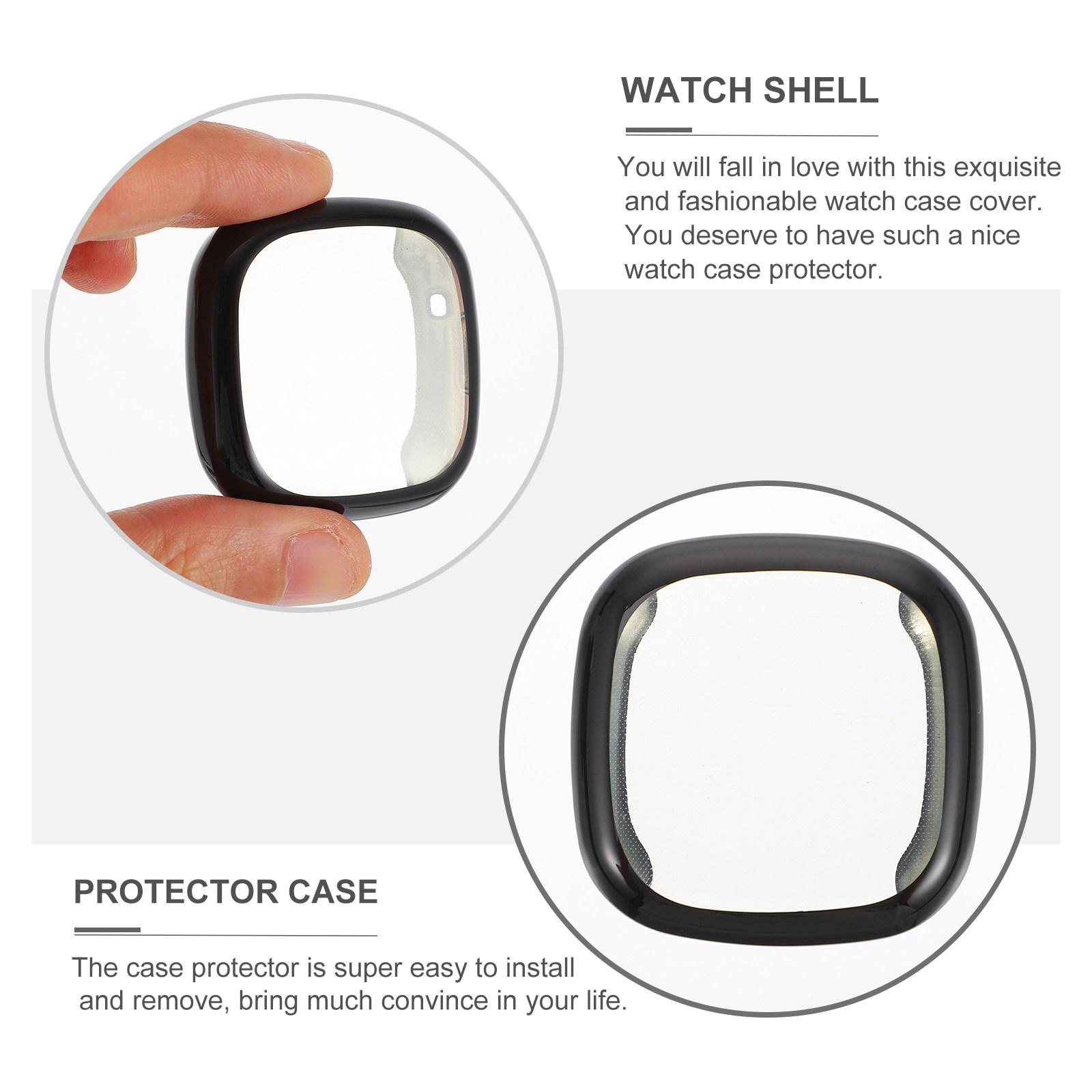 4Pcs Electroplated Smartwatch  - Smartwatch Case 评论和价格