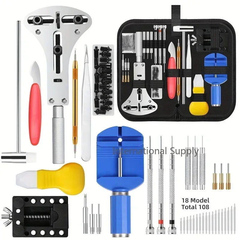 147Pcs Watch Repair Tool Set W - Tool Kit Strap Change 评论和价格