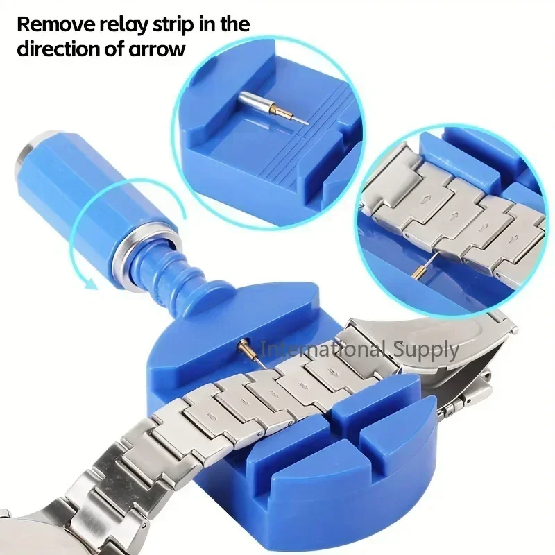 147Pcs Watch Repair Tool Set W - Tool Kit Strap Change 评论和价格