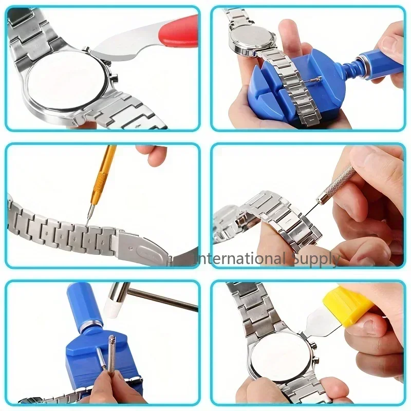 147Pcs Watch Repair Tool Set W - Tool Kit Strap Change 评论和价格