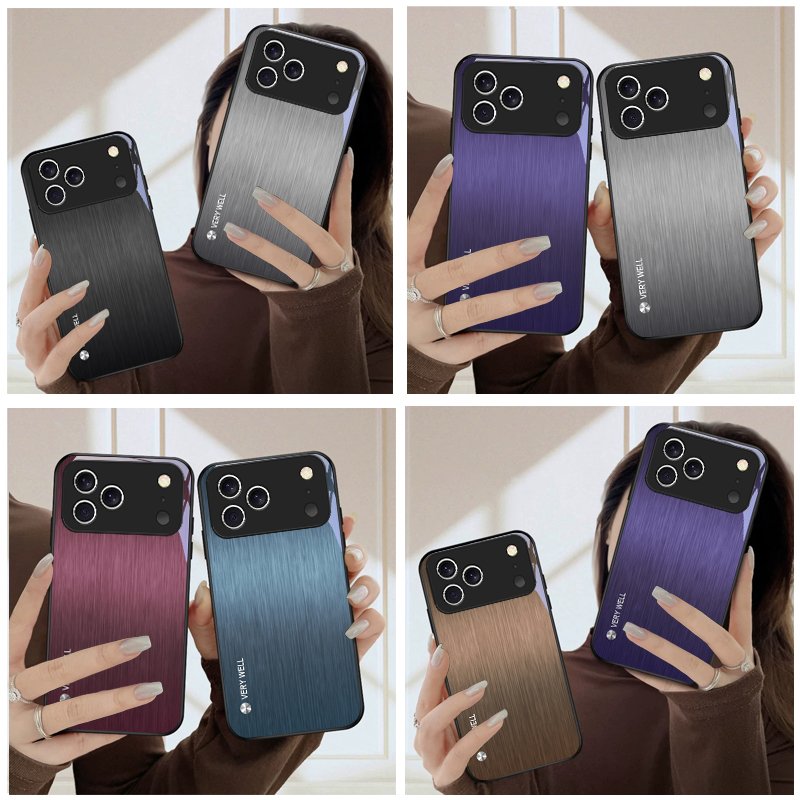 Minimally brushed metal For iP - Screen Protector Film 评论和价格
