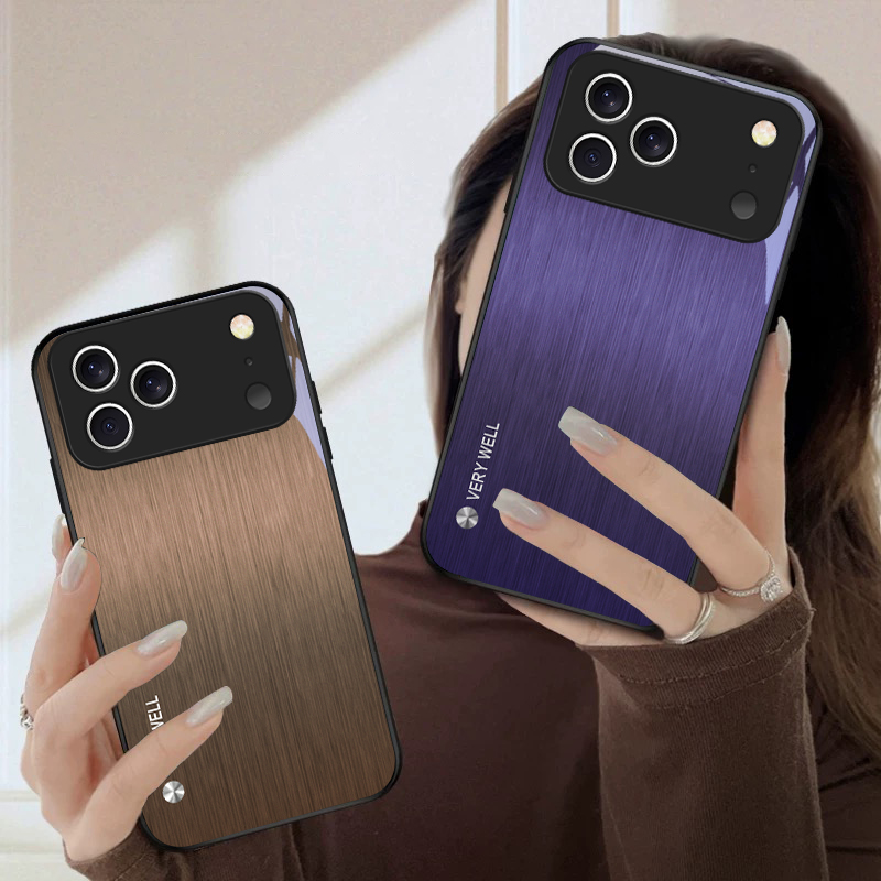 Minimally brushed metal For iP - Screen Protector Film 评论和价格
