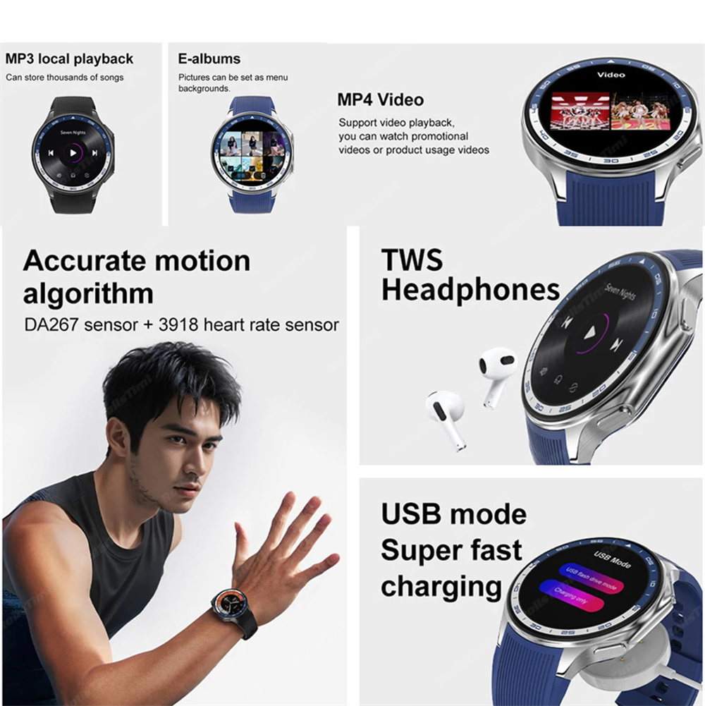 1.43 AMOLED Smart Watch 3D Sur - Smartwatch X 评论和价格