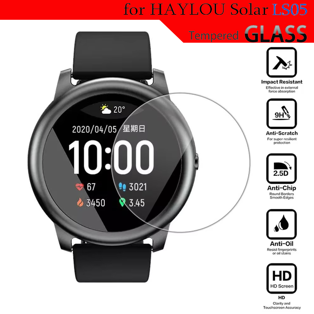 Tempered Glass For HayLou Sola - Smart Watch Accessories 评论和价格