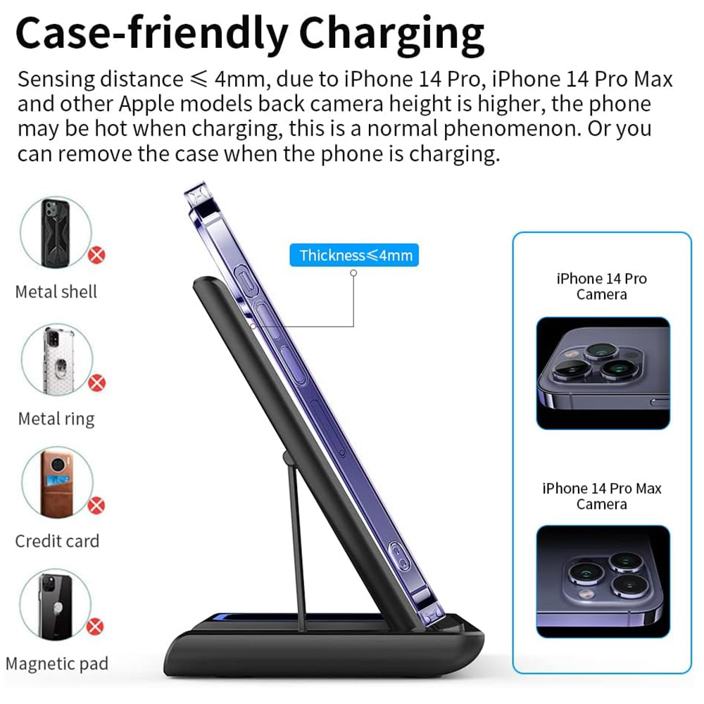 15W 3 in 1 Wireless Charger St - Smartwatch X 评论和价格
