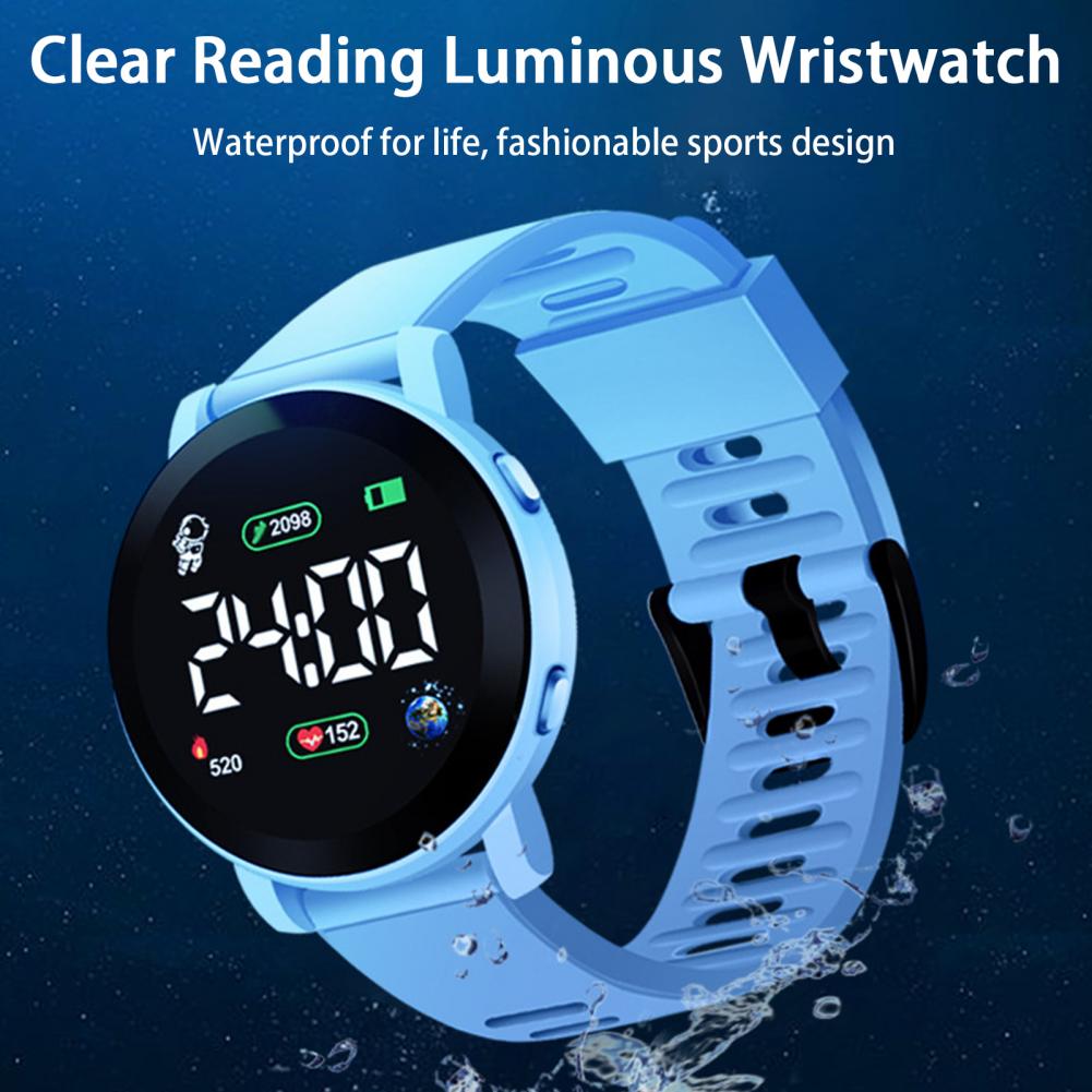 Kids LED Digital Watch Waterpr - Smartwatch Instagram 评论和价格