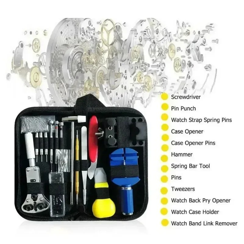 147 Pieces Watch Repair Tool S - Tool Kit Strap Change 评论和价格