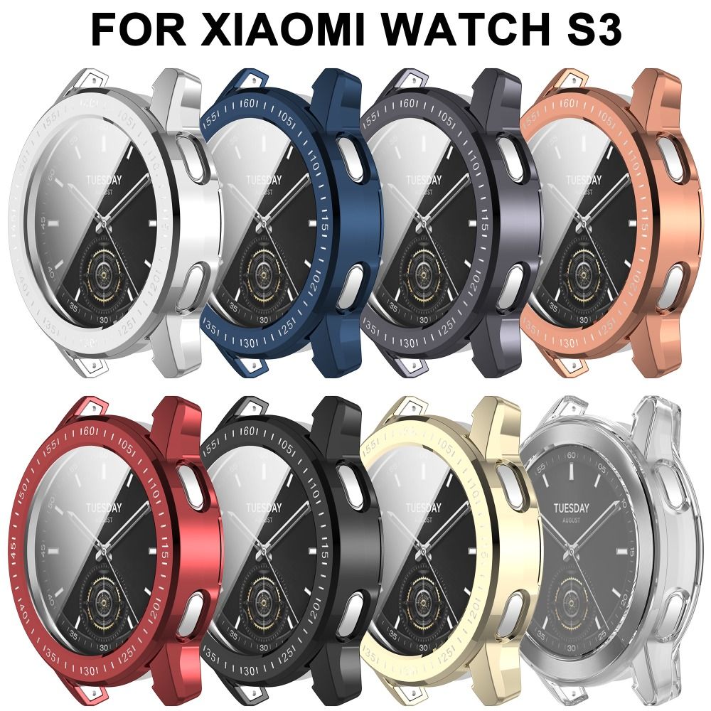 New Full Cover TPU Case Bumper - Xiaomi Smartwatch S3 Accessories 评论和价格