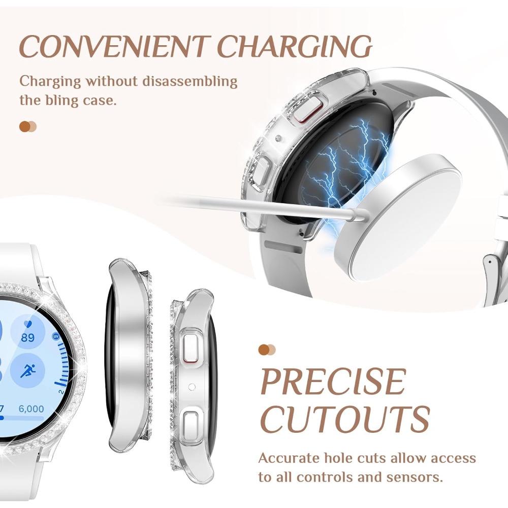 Bling Case for Samsung Galaxy  - Accessories For Galaxy Watch 5 评论和价格