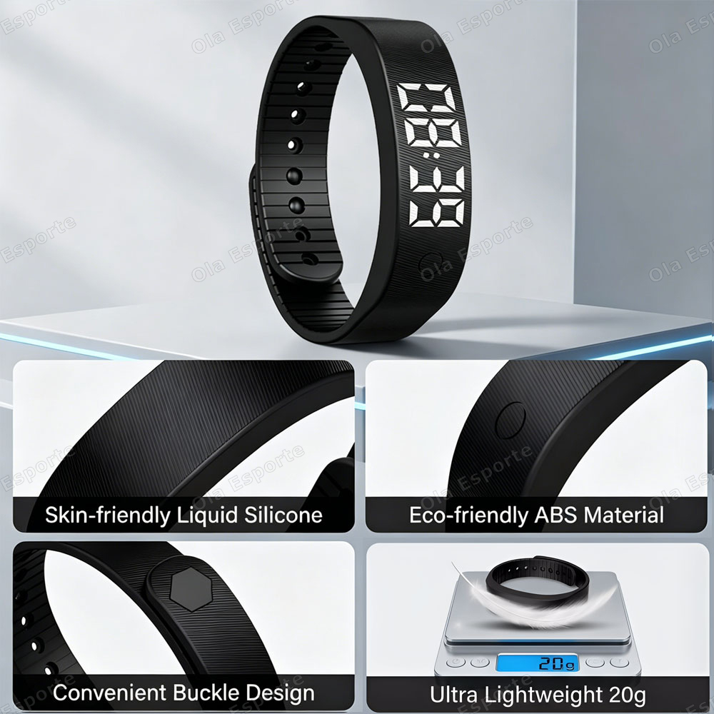 Vibrating Alarm Clock Watch He - Android Smartwatch Accessories 评论和价格