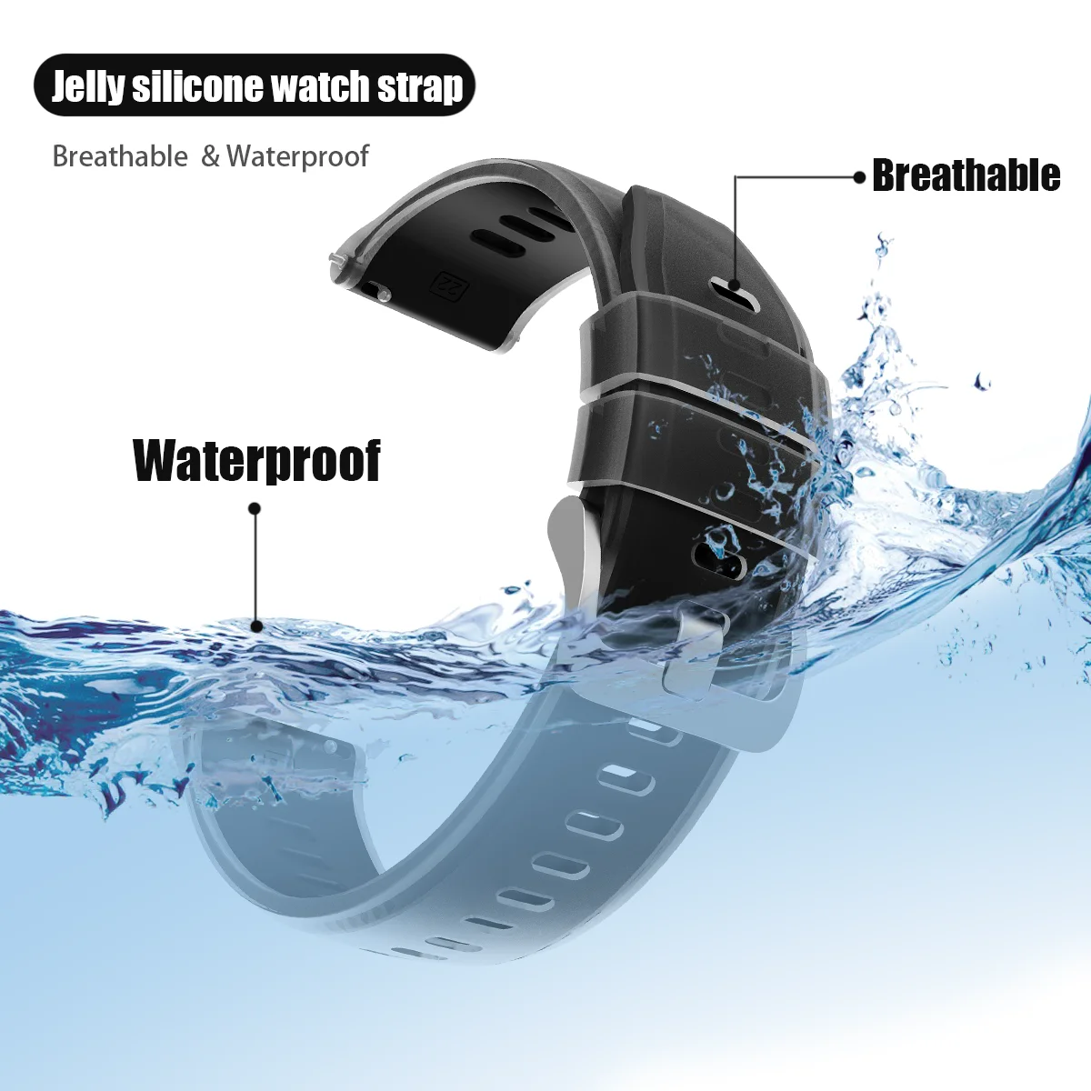 Translucent Silicone Strap For - Xiaomi Smartwatch S3 Accessories 评论和价格