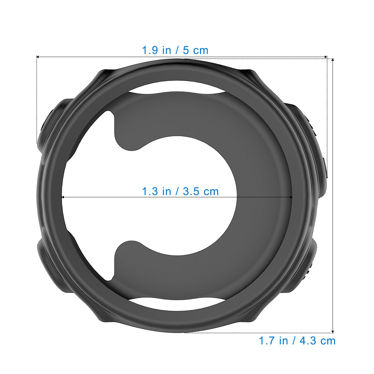 4Pcs Silicone Protective Case  - Watch Face Protector 评论和价格