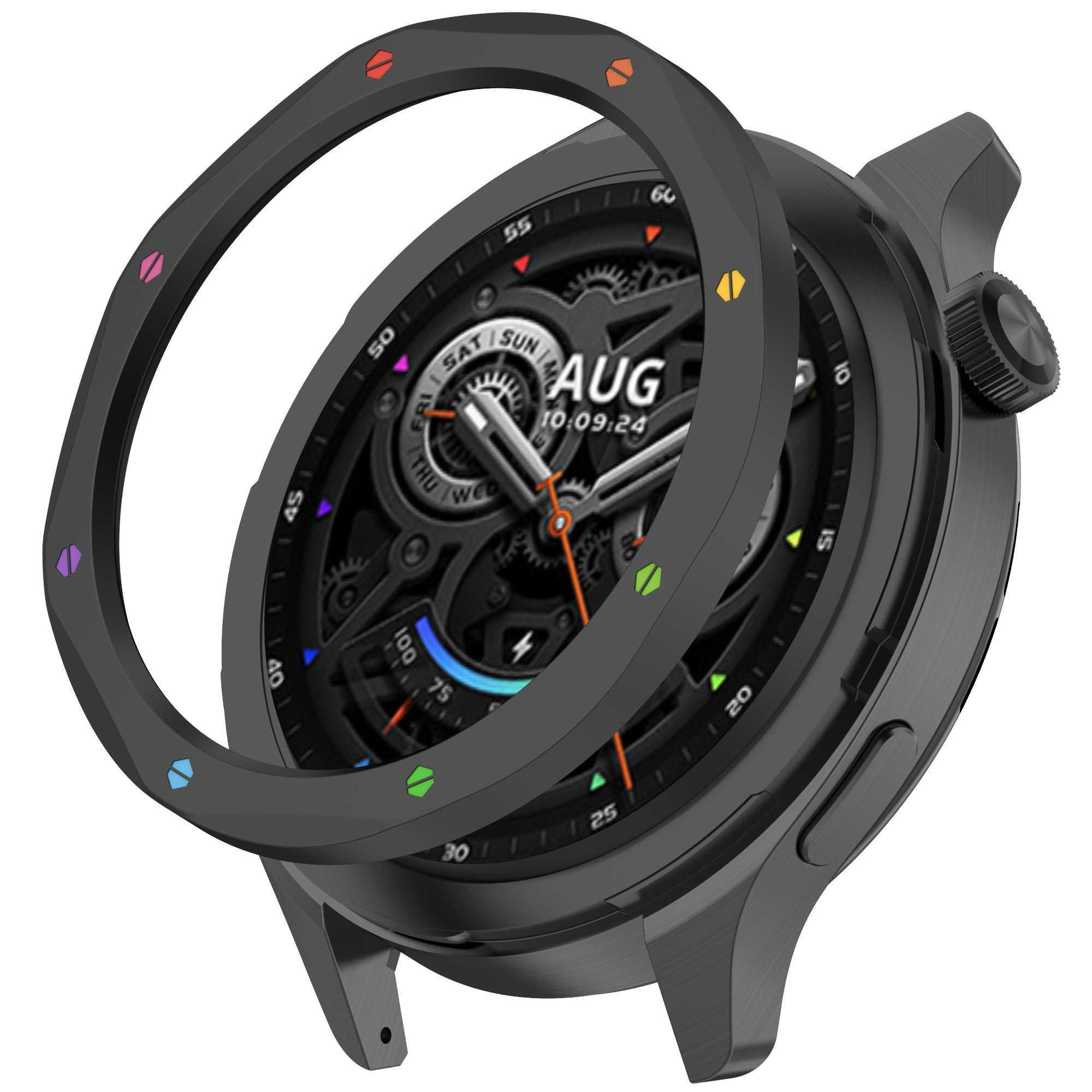 Metal Bezel Ring Case For Xiao - Xiaomi Smartwatch S3 Accessories 评论和价格