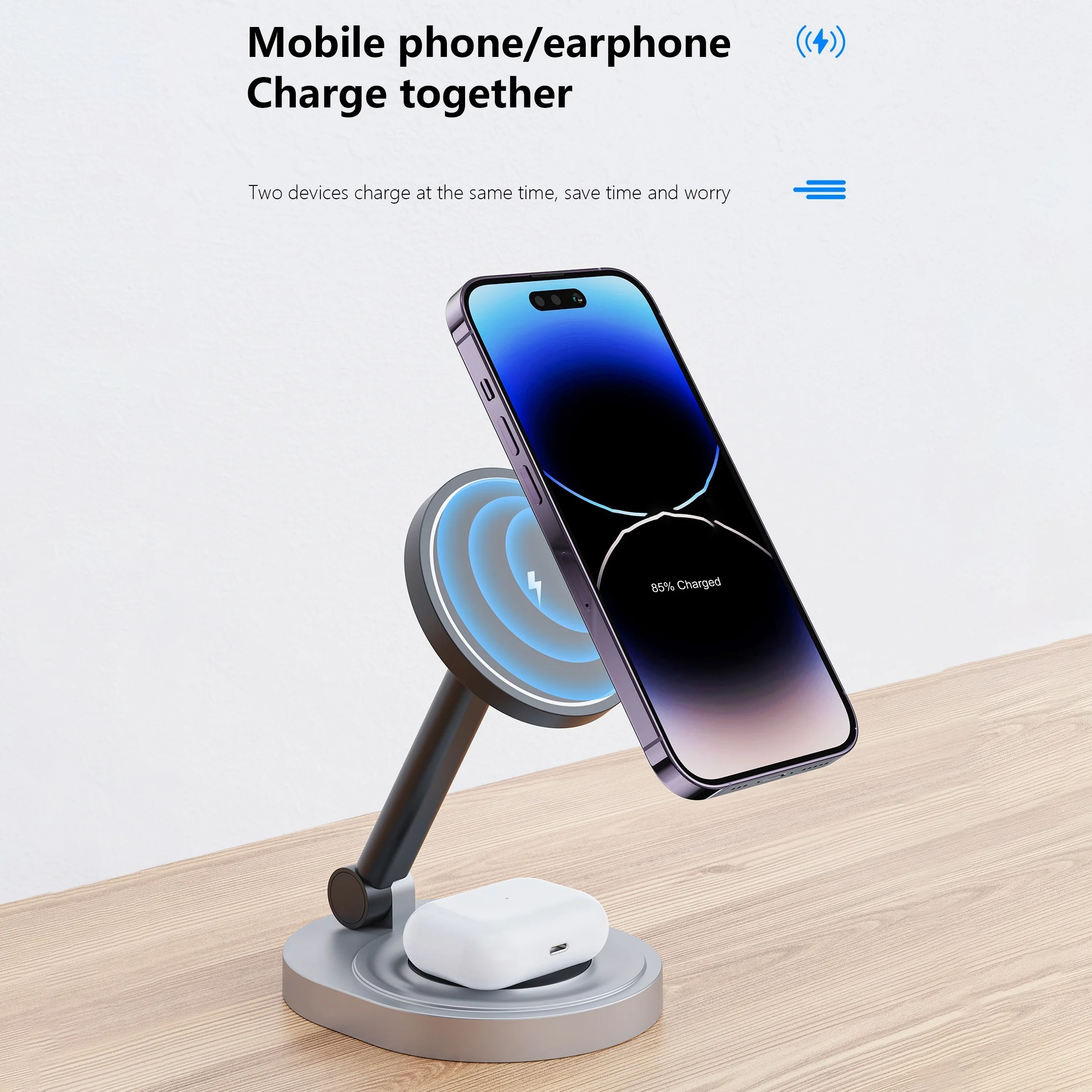 2 In 1 Magnetic Wireless Charg - Smartwatch X 评论和价格