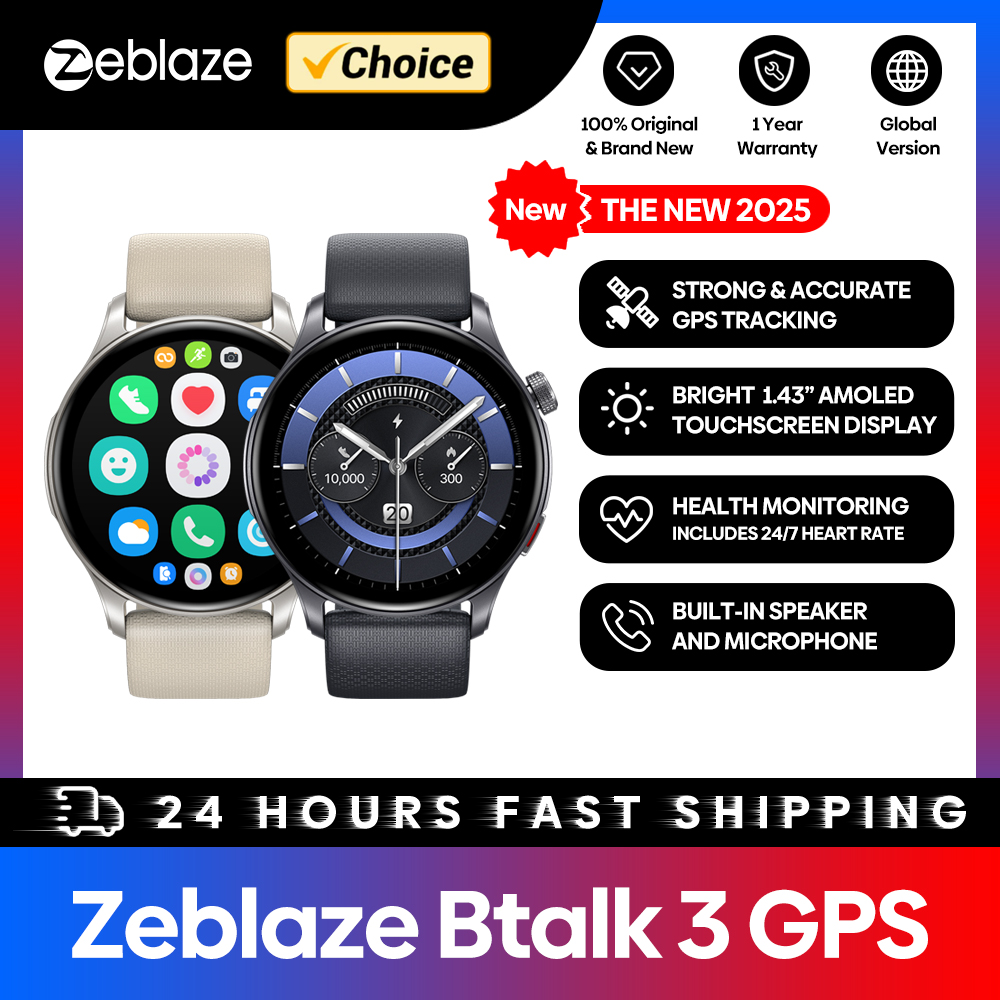 New Zeblaze Btalk 3 GPS Smartw - Smartwatch X 评论和价格