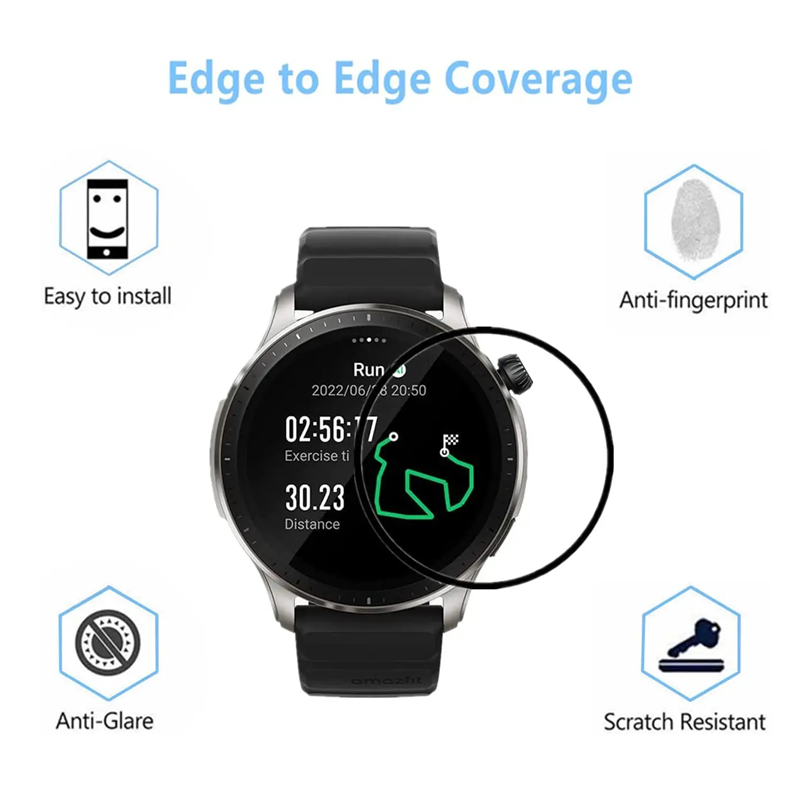 For Amazfit GTR 4 Screen Prote - Smart Watch Accessories 评论和价格