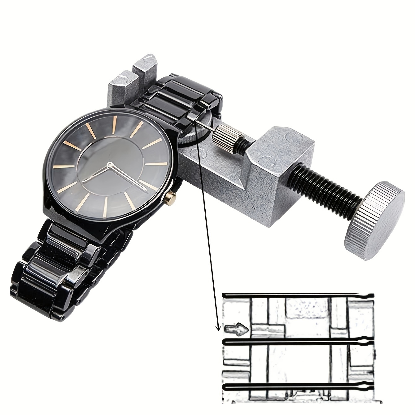 1pc Mini Watch Repair Tool, Wa - Tool Kit Strap Change 评论和价格